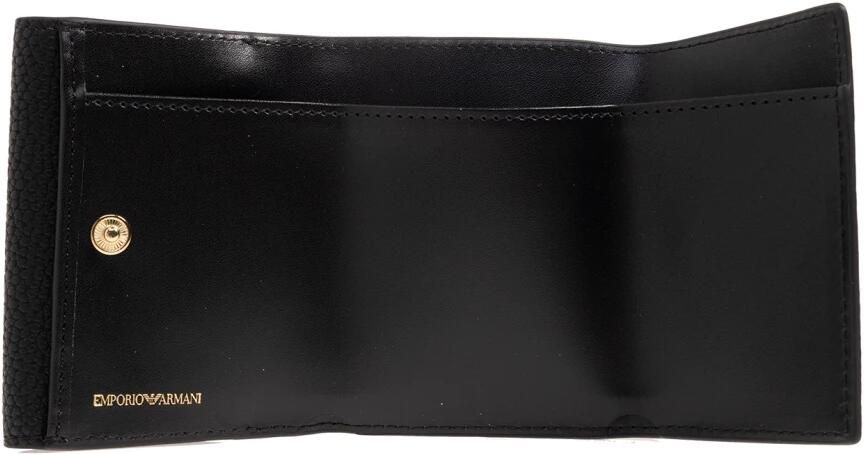 Emporio Armani Zwarte Casual Portemonnee voor Vrouwen Black Dames - Foto 4