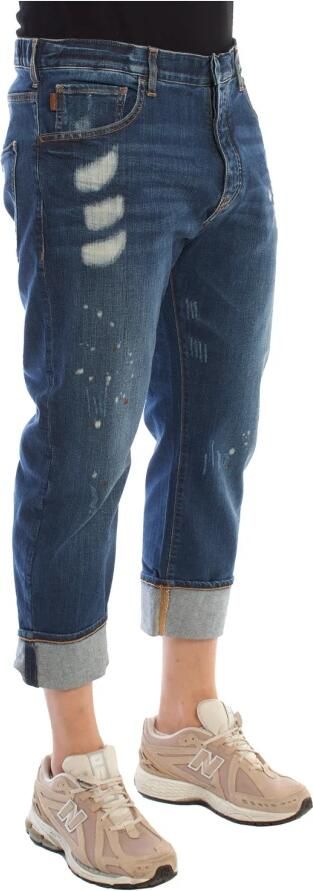 Emporio Armani Rechte Snit Denim Broek Blue Heren - Foto 3