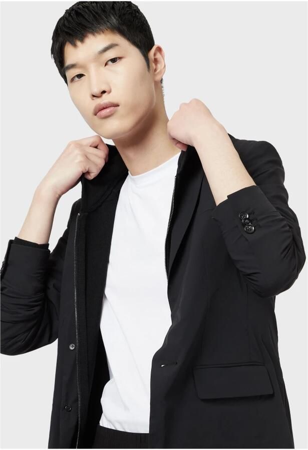 Emporio Armani Witte Crew-neck T-shirt Regular Fit White Heren - Foto 2