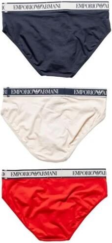 Emporio Armani Rode Katoenen Ondergoed Collectie Lente Zomer Multicolor Heren - Foto 2