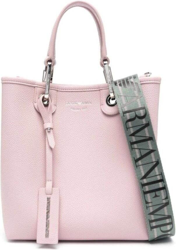 Emporio Armani Roze Shoppingtas met Verstelbare Band en Afneembaar Logolint Pink Dames - Foto 3