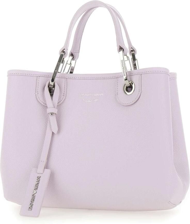 Emporio Armani Roze vegan leren handtas met hertenprint Pink Dames - Foto 6