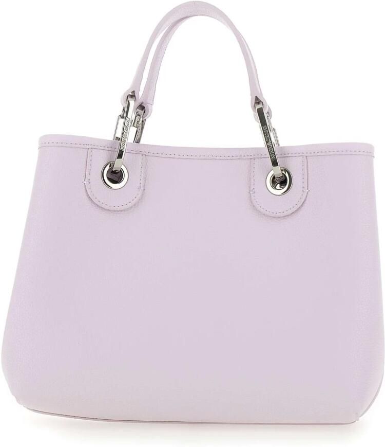 Emporio Armani Roze vegan leren handtas met hertenprint Pink Dames - Foto 4