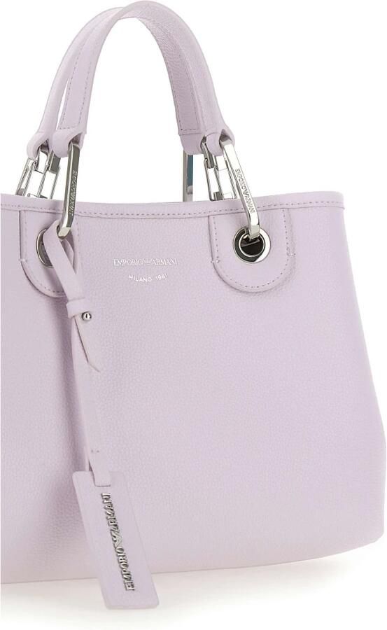 Emporio Armani Roze vegan leren handtas met hertenprint Pink Dames - Foto 5
