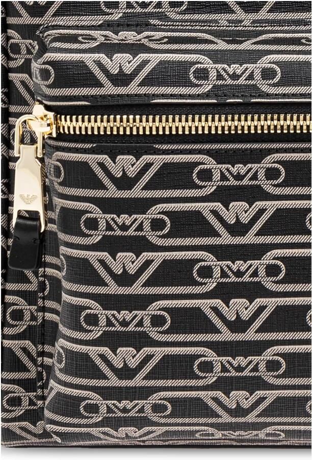 Emporio Armani Stijlvolle Rugzak van Synthetisch Leer met Logo Black Dames - Foto 3