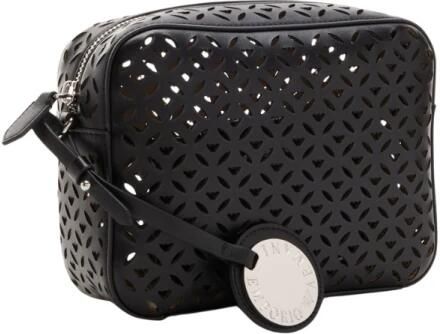 Emporio Armani Geperforeerd Ontwerp Zwarte Schoudertas Black Dames - Foto 5
