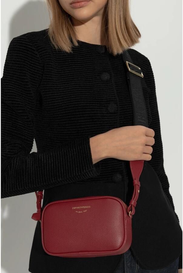 Emporio Armani Schoudertas met labelprint model 'LILLY' - Foto 3