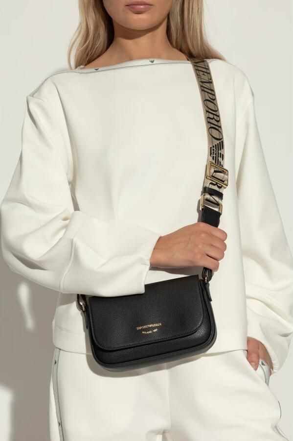 Emporio Armani Zwarte Mini Tas met Verstelbare Band Black Dames - Foto 3