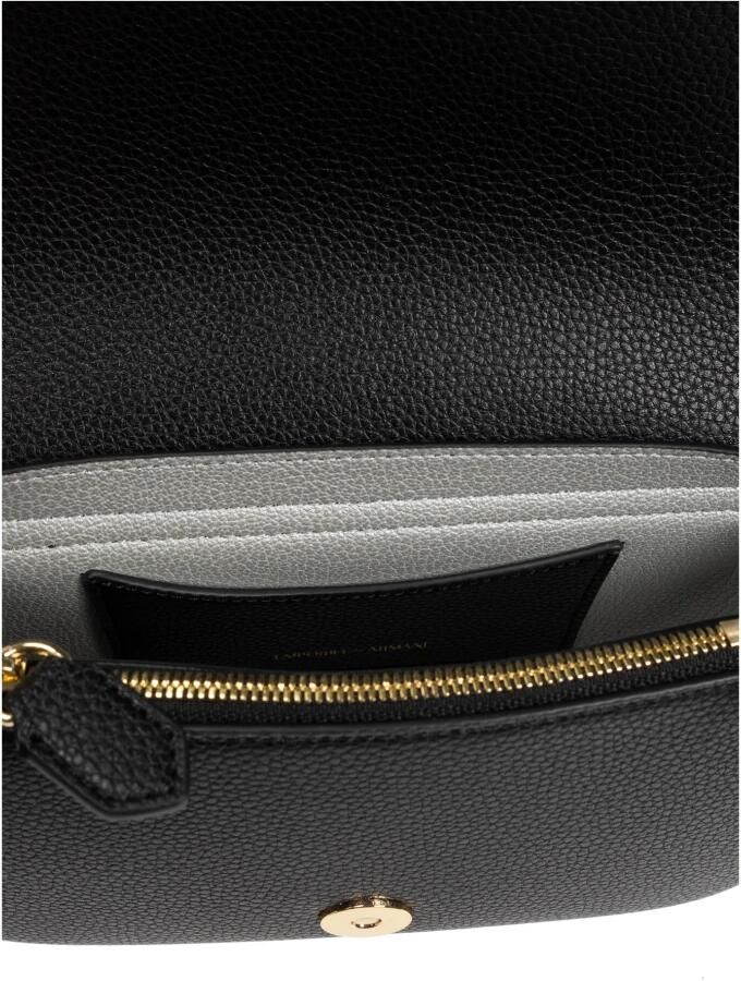 Emporio Armani Zwarte Mini Tas met Verstelbare Band Black Dames