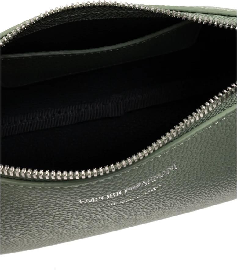 Emporio Armani Baguette Tas met Hertenprint Afwerking Green Dames - Foto 2