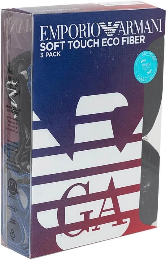 Emporio Armani Set van drie boxershorts van hoge kwaliteit Black Heren - Foto 2
