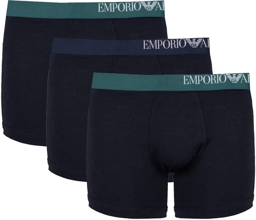 Emporio Armani Set van hoogwaardige katoenen boxers Blauw Dames