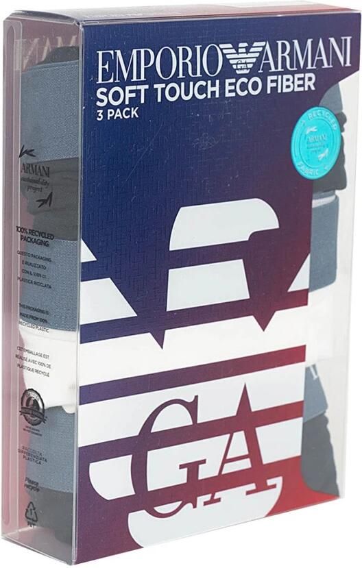 Emporio Armani Set van hoogwaardige katoenen boxershorts White Heren - Foto 3
