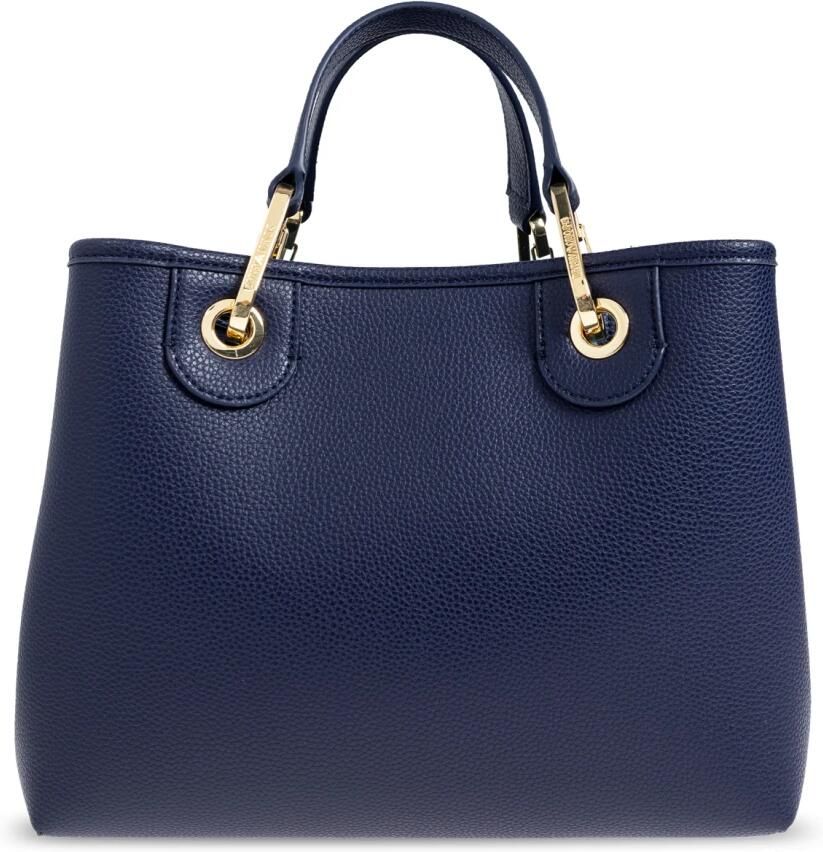 Emporio Armani Verstelbare Band Handtas met Magneetsluiting Blue Dames - Foto 3