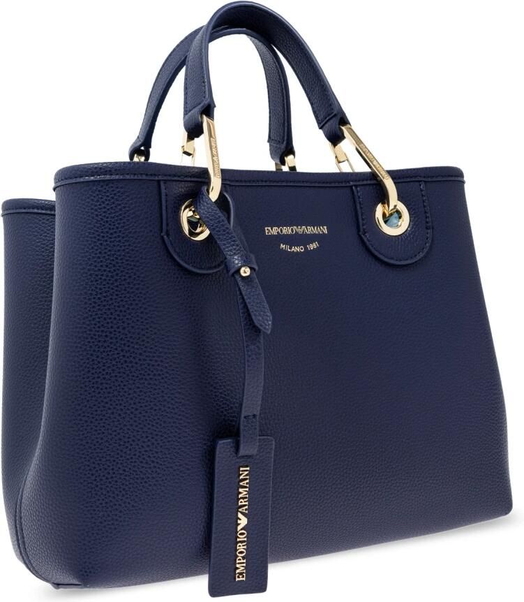 Emporio Armani Verstelbare Band Handtas met Magneetsluiting Blue Dames - Foto 6