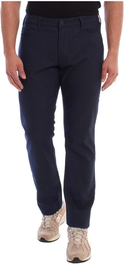 Emporio Armani Slim Fit Denim Broek met Kenmerkende Details Blue Heren - Foto 4