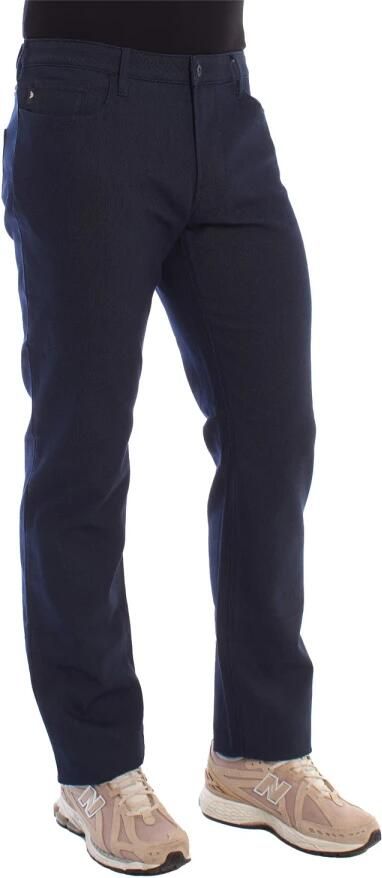 Emporio Armani Slim Fit Denim Broek met Kenmerkende Details Blue Heren - Foto 3
