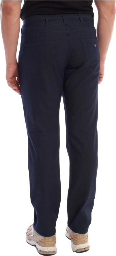 Emporio Armani Slim Fit Denim Broek met Kenmerkende Details Blue Heren - Foto 2