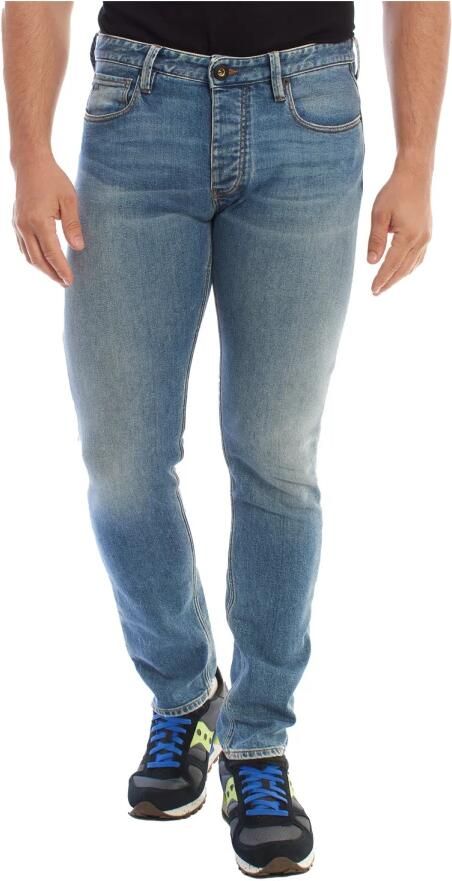 Emporio Armani Slim Fit Denim Jeans Blue Heren - Foto 5