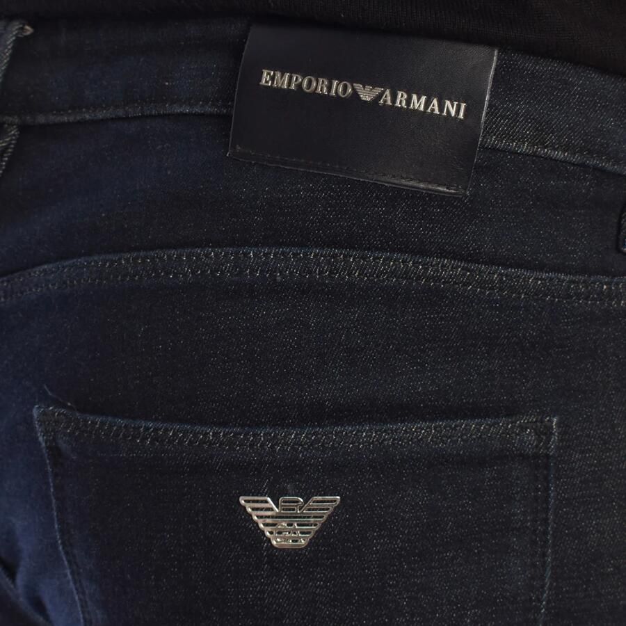 Emporio Armani Slim Fit Donkere Denim Jeans Blue Heren - Foto 2