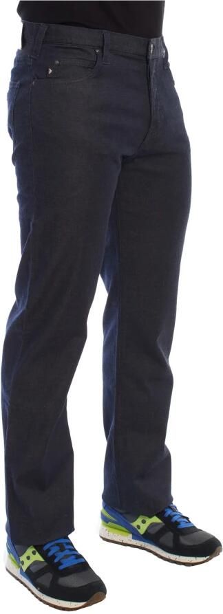 Emporio Armani Slim Fit Donkere Denim Jeans Blue Heren - Foto 4