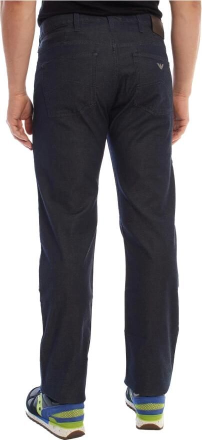 Emporio Armani Slim Fit Donkere Denim Jeans Blue Heren - Foto 3