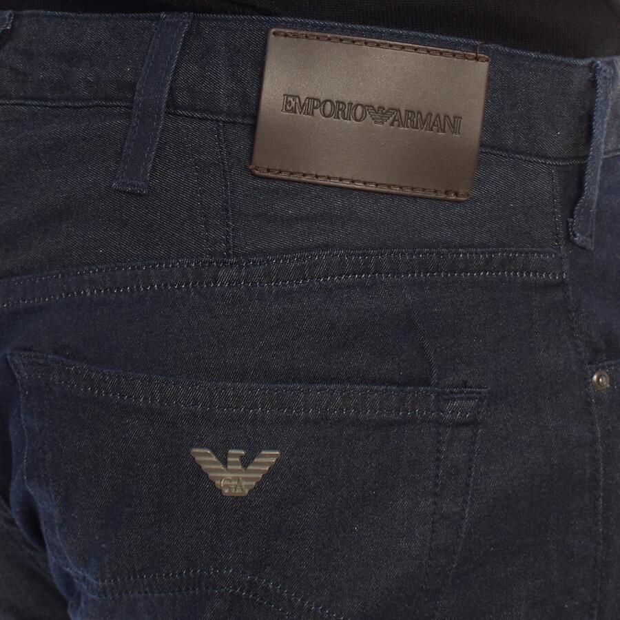 Emporio Armani Slim Fit Donkere Denim Jeans Blue Heren - Foto 2
