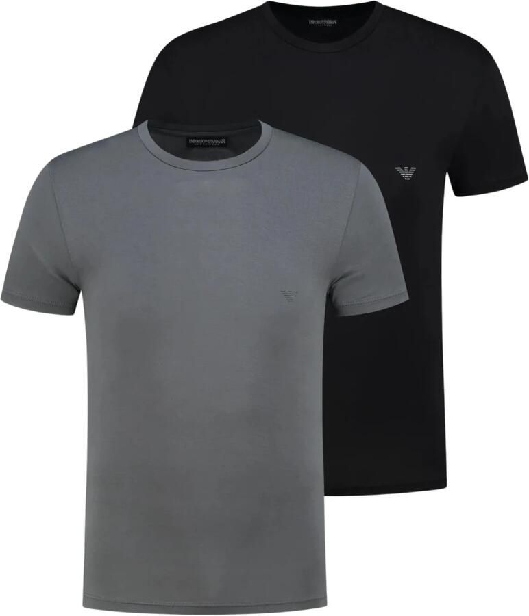 Emporio Armani Sportieve T-shirts en Polos Zwart Black Heren - Foto 5