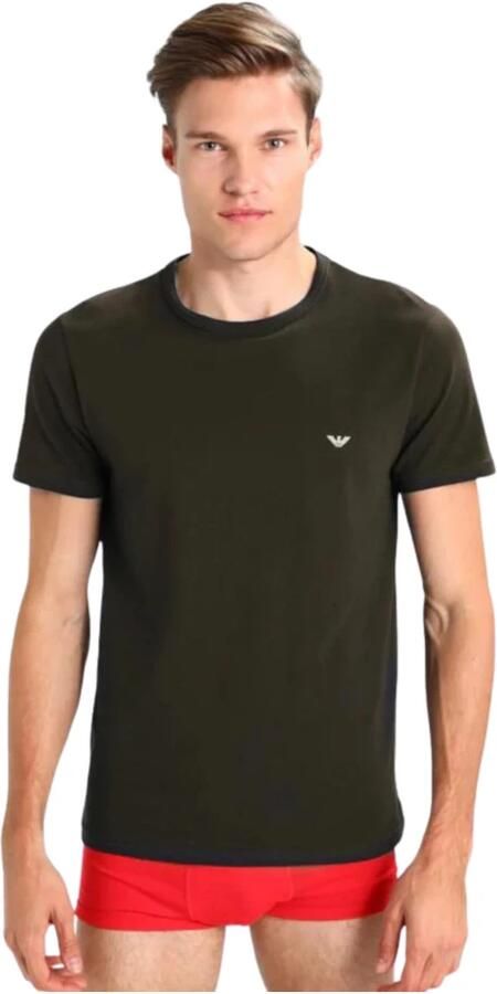 Emporio Armani Sportieve T-shirts en Polos Zwart Black Heren - Foto 4