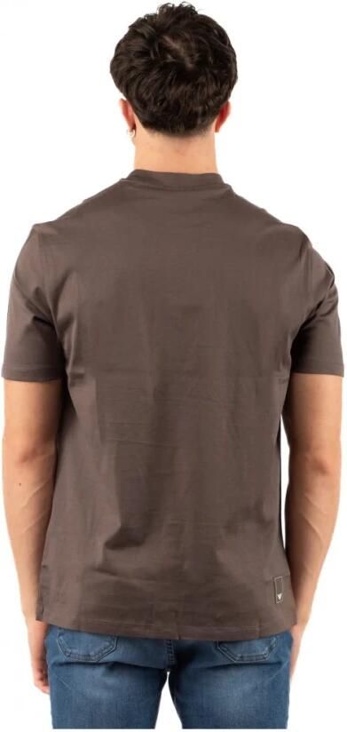Emporio Armani Bruin Logo Front T-shirts en Polos Brown Heren - Foto 2