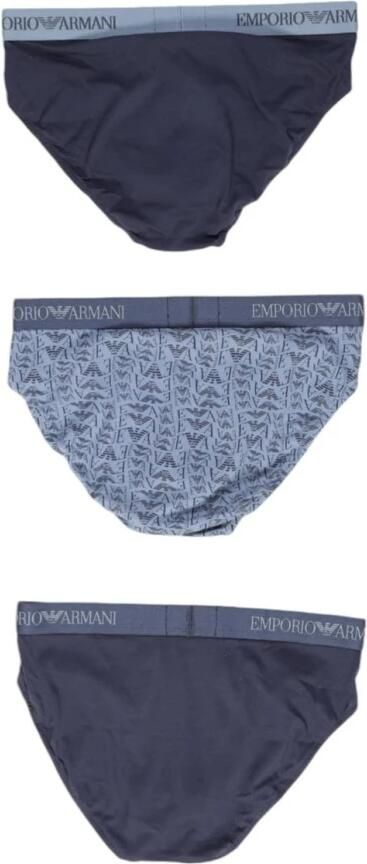 Emporio Armani Blauwe Polyester Ondergoed Collectie Herfst Winter Blue Heren - Foto 3