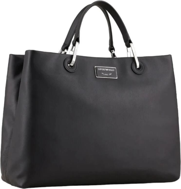 Emporio Armani Shoppers Borsa Shopping in zwart - Foto 4