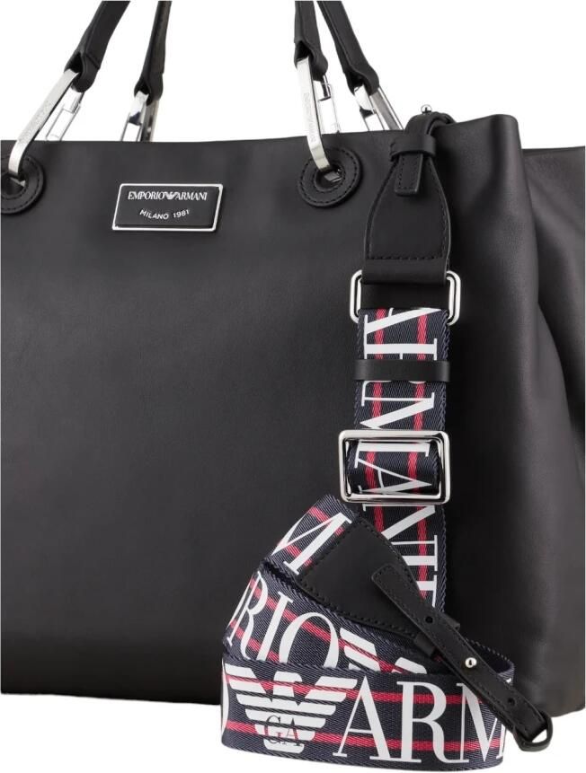 Emporio Armani Shoppers Borsa Shopping in zwart - Foto 5
