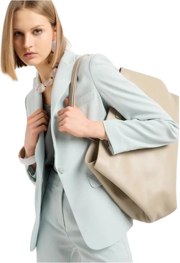 Emporio Armani Stijlvolle Jas voor Mannen Blue Dames