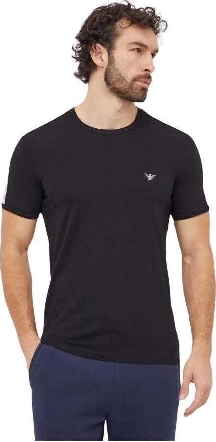 Emporio Armani Stretch Logo TShirt Zwart Black Heren - Foto 3