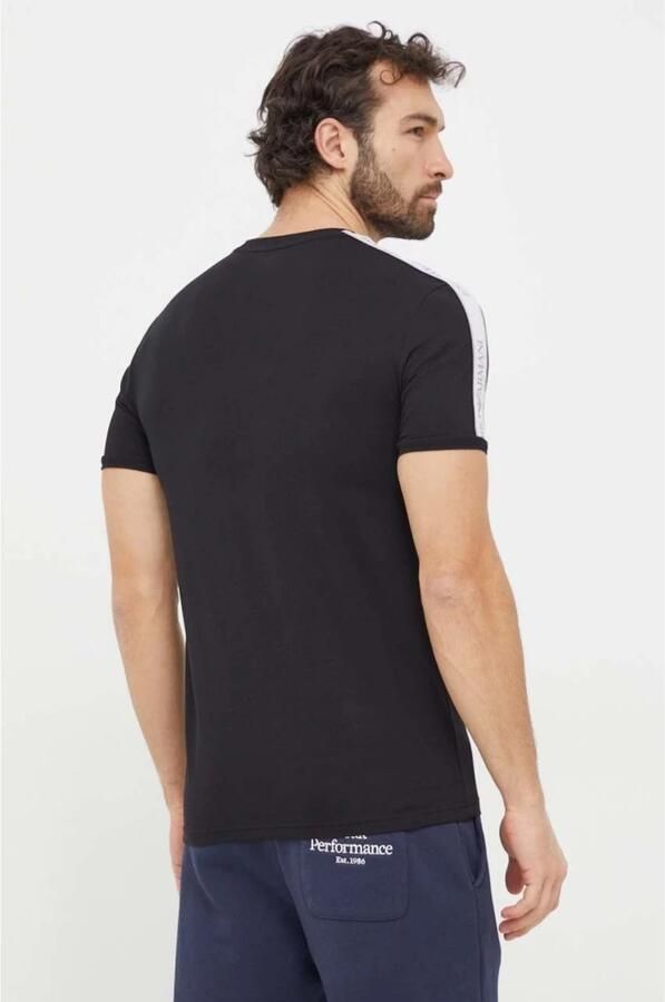 Emporio Armani Stretch Logo TShirt Zwart Black Heren - Foto 2