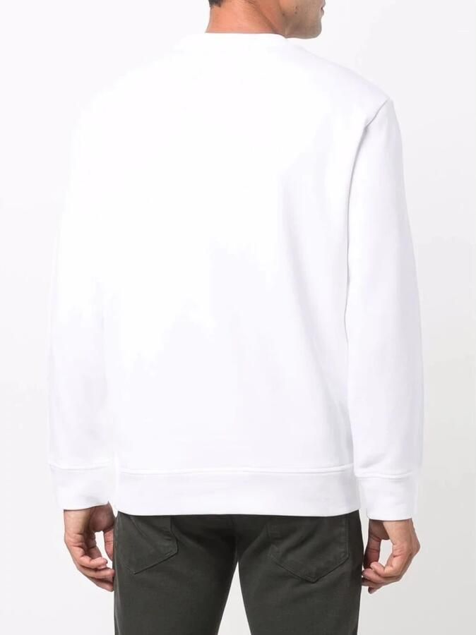 Emporio Armani Klassieke Crewneck Sweatshirt White Heren - Foto 4