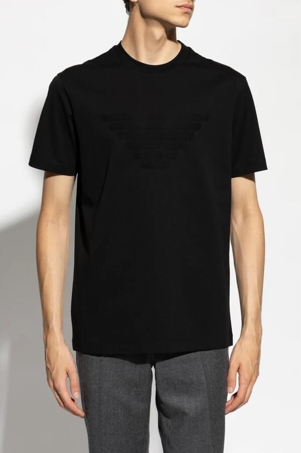 Emporio Armani Stijlvolle T-Shirts Collectie Black Heren - Foto 2