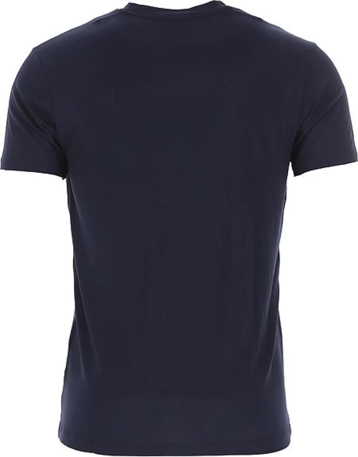 Emporio Armani Logo T-shirt in donkerblauw Black Heren