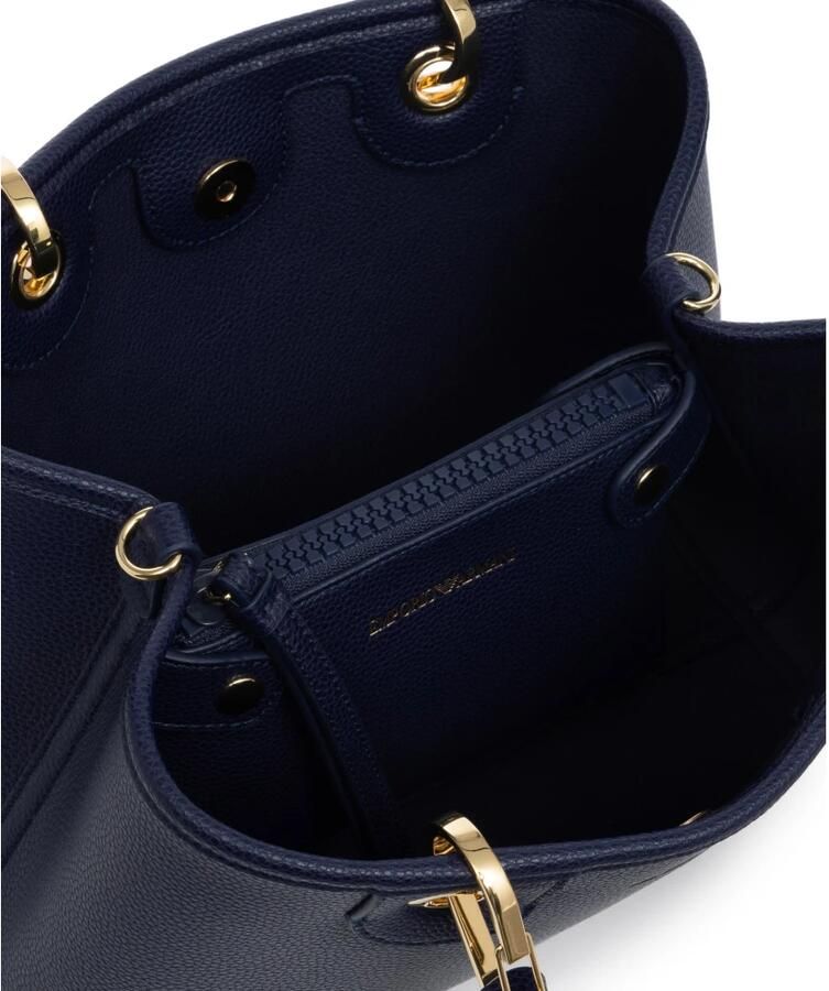 Emporio Armani Verstelbare Band Handtas met Magneetsluiting Blue Dames - Foto 5