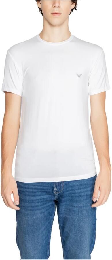 Emporio Armani Katoenen Heren T-shirt Herfst Winter Collectie White Heren - Foto 8