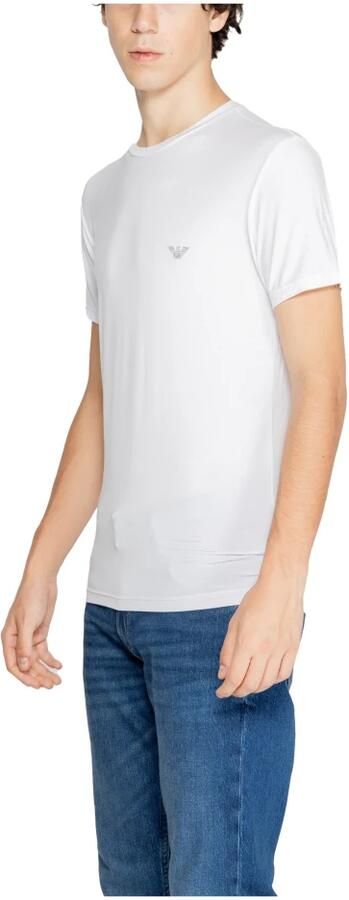Emporio Armani Katoenen Heren T-shirt Herfst Winter Collectie White Heren - Foto 5