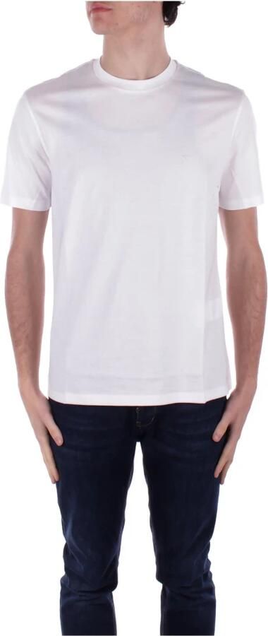 Emporio Armani Katoenen T-shirt met toon-op-toon print White Heren - Foto 7
