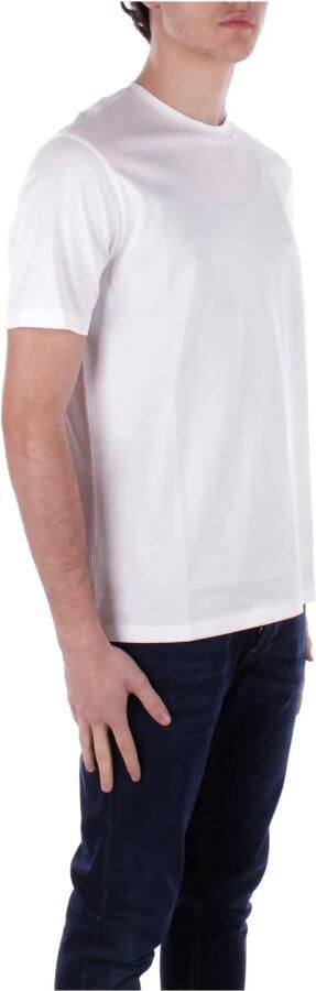 Emporio Armani Katoenen T-shirt met toon-op-toon print White Heren - Foto 8