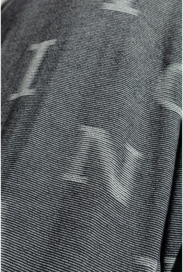 Emporio Armani Monogram Trui Fijn Gebreid Logo Print Gray Heren - Foto 2