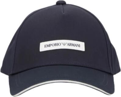 Emporio Armani Canvas Baseballpet met Patch Blue Heren - Foto 6