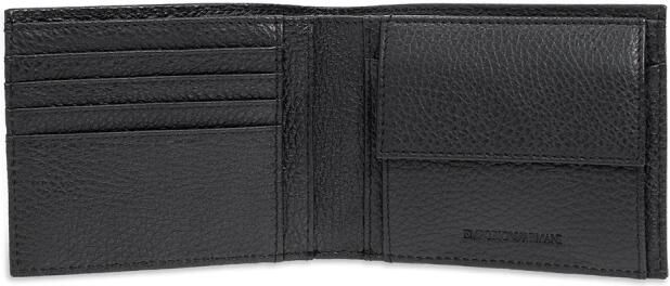 Emporio Armani Minimalistische Portemonnee met Logo en Kaartsleuven Black Heren - Foto 6