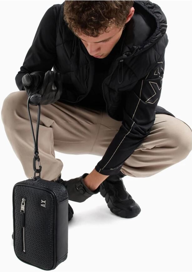 Armani Exchange Mannen Portemonnee Herfst Winter Collectie Black Heren - Foto 3