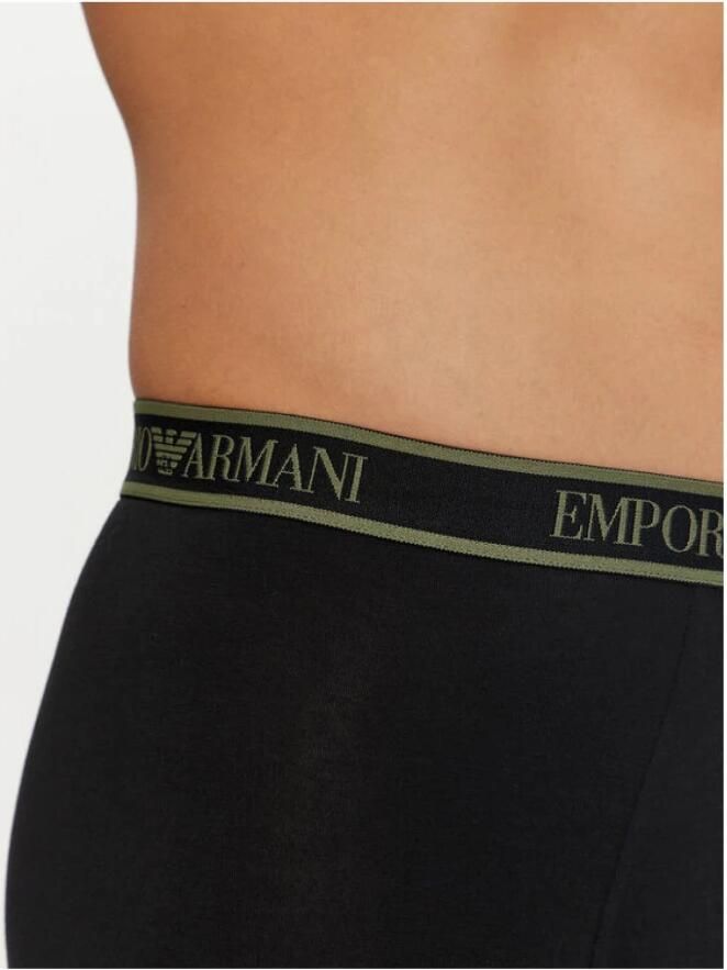 Emporio Armani Zwarte Boxershorts Set Stretchkatoen Black Heren - Foto 2