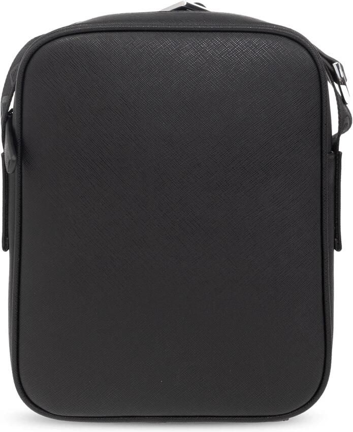 Emporio Armani Stijlvolle Crossbody Tas met Verstelbare Band Black Heren - Foto 5